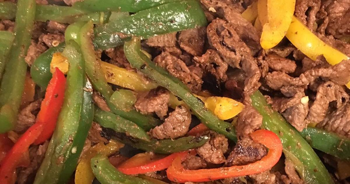 Fajitas de res para eventos
